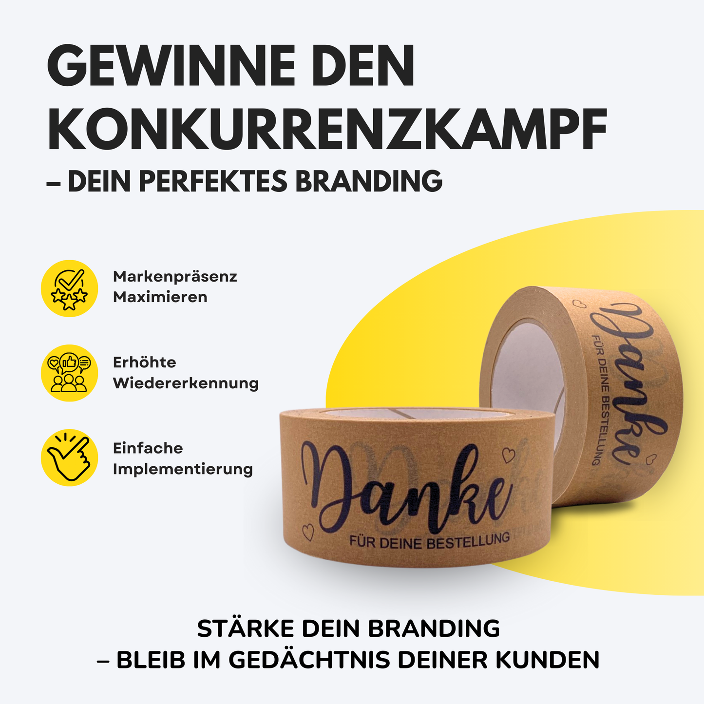 Persönliches Paketband / DANKE