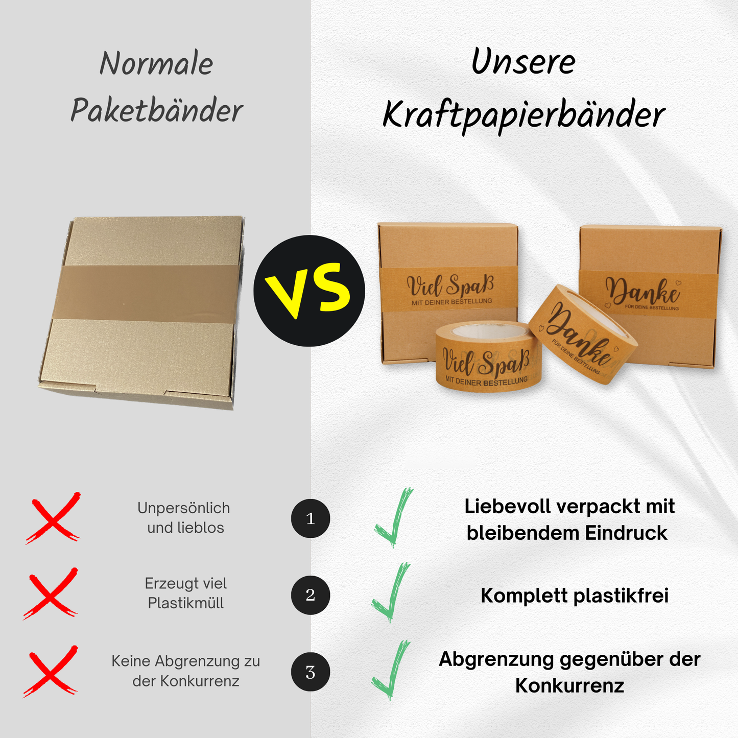 Persönliches Paketband / DANKE